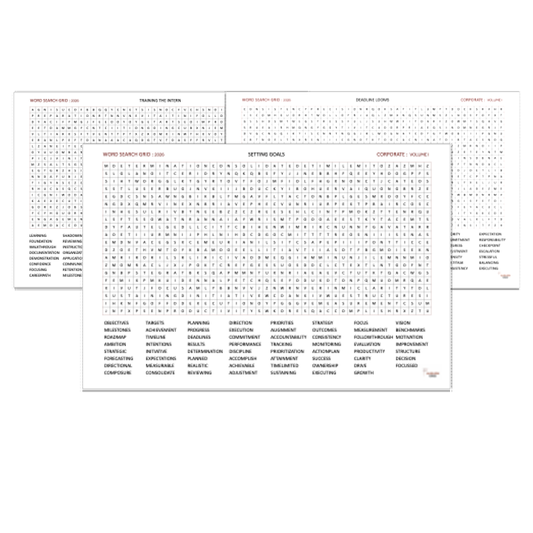 Large Format Word Search Puzzle (36" x 24")