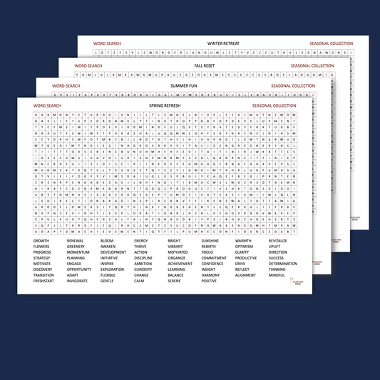 Seasonal Giant Word Search Poster Set